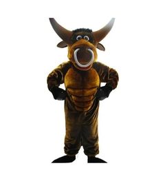 2025 high quality bull bison cow Mascot Costume Fun Outfit Suit Birthday Party Halloween Outdoor Outfit SuitFestival Dress