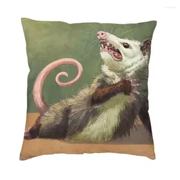 Pillow Cool Amateur Opossum Actress Square Throw Cover Decoration 3D Double-sided Printed For Living Room