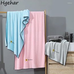 Towel Letter Microfiber Bath Absorbent Quick Drying Couples Large Size Basic Wrap Comfortable Adults Swimming Shower Toalha Ins