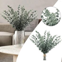 Decorative Flowers Foam Artificial Leaves Tree Stems Green Branches And Insets For Home Decoration Garland