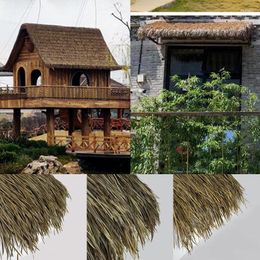 Decorative Flowers Simulated Thatch Garden Material Synthetic Thatched Plant Artificial Plastic Sunscreen And Rainproof Home Supplies