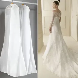 Storage Bags Wedding Dess Bag Non Woven Fabric Dust Proof For Long Bridal Dresses Gown Clothes Protector Case Garment