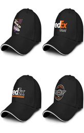 Unisex FedEx White The World Fashion Baseball Sandwich Hat Custom team Truck driver Cap Orange Old Logo Denny Hamlin Federal Expre1571629