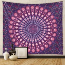 Tapestries Mandala Tapestry Striped Abstract Witchcraft Bohemian Hippie Wall Hanging Vintage Bedroom Living Room Decor