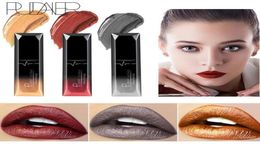 PUDAIER Waterproof Matte Velvet Glossy Lip Gloss Lipstick Lip Balm Sexy Red Lip Tint 21 Colours Women Fashion Makeup Gift7088149