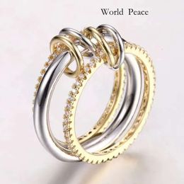 Halley Gemini Spinelli Kilcollin Rings Brand Designer New In Fine Jewelry Gold And Sterling Sier Hydra Linked Ring 559
