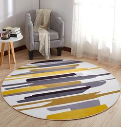 Round Carpet Rug Door Mat Modern Carpets for Living Room Area Rug Carpet Bedroom AntiSlip Floor Mat Tapete Home Textile9047860