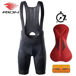 RION Mens Cycling Shorts Mountain Bike MTB Tights Padded Bicycle Clothing Elastic Interface 7 Hours Long Distance Road Riding 240511