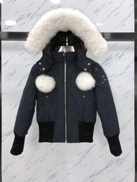 2024 Women's Jackets Classic Fashion Designer Brand Down Jacket Parkas Woman Epaulettes Trend Winter Warm Cotton Outdoor Outwear Coats Scissors 03 women's short