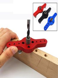 Vertical Pocket Hole Jig 6810mm Woodworking Drilling Locator Wood Dowelling Self Centering Drill Guide Kit Hole Puncher6984836