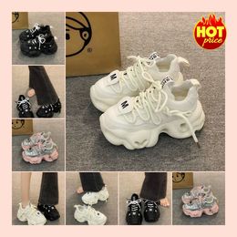 European Station Dad Shoes Women Show Feet Small 2024 Early Spring New Small Tall Tall Thick Sole Casual Sports Matsuke Shoes 35-40