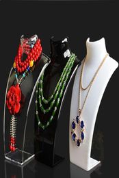 New arrival Multifunction acrylic Mannequin Necklace display stand fashion Jewellery Pendant Display Holder Show Decorate Jewellery Di2224580