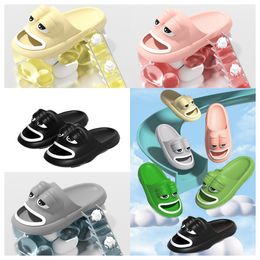 New top Luxury Designer Ugly and Cute Funny Frog Slippers sandals Wearing Summer Thick Sole and High EVA Anti slip Beach Shoes