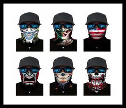 3D Neck Gaiter Skull Bicyle Fishing Scarf bandanas Face Shiled Mask Neck Face Mask Headband Headwear Bicycle balaclava5165931