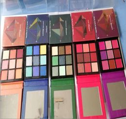 2018 Newest Hu Eyeshadow Palette Makeup SapphireTopazAmethystRubyEmerald 9 Colours Eeyshadow Palett Cosmetic 5 Group Colour 9825514