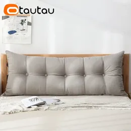 Pillow OTAUTAU Cotton Linen Rectangle With Filler Bed Soft Headboard Sofa Couch Seat Back Backrest Pillows ZT5ZJM1C