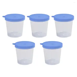 Disposable Cups Straws Liquid Containers Cup Testing Phlegm Scale Sampling Holder Clear Sample Container