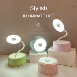 Table Lamps Desk Lamp 250mah Creative Bedroom Eye Care Mini Lighting Tools Night 5v/1a 5w Household Learning Special Wheel