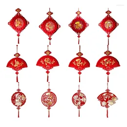 Decorative Figurines Chinese R Year Decor 2024 Vietnam Spring Festival Hanging Pendant Knot Home Tet Decoration