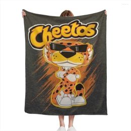 Blankets Funny C-Cheetosd Kids Light Blanket Flannel Family Living Room Plush Sleeping Outdoor Travel Camping Bed Sheet