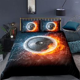 Bedding Sets 3D Duvet Cover Set Comforter Cases Pillow Covers Full Twin Double Single Size Optical Disc Pattren