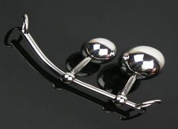 Stainless Steel Sex Toys Butt Plugs Anal Plug Devices Female Belt Vaginal&Anal Double Balls Anal Beads Strapon Slave BDSM3001085