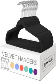 Premium Velvet Childrens Baby Hangers For Closet Safe Kids 50 Pack Durable 11inch Clothes Non Slip Toddler Infant Sturdy8287549