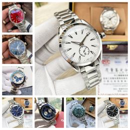 Mens watch AAA watches high quality 007 44MM automatic movement Wristwatches rubber/steel strap waterproof luxury wave dial designer watches diver ga2