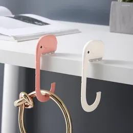 Hooks Portable Travel Plastic Bag Cute Elephant Hook Ornament Table Wallet Wall Hanger Handbag