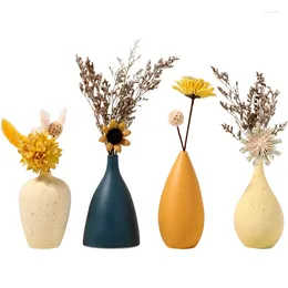 Vases Ceramic Vase Simple Flower Arrangement Dried Creative Device Living Room Home Tabletop Decoration