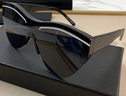 0004 Popular New Sunglasses Cat eye Half Frame Glasses Simple Men and Women Business Style Eyewear Lens Laser Top Quality UV400 pr8158787