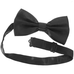 Bow Ties Tie Groom Tuxedo Bowties Pre-tied Wedding Polyester Mens Black