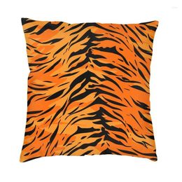 Pillow Animal Skin Tiger Print Cover 40x40Cm Polyester Home Decoration Throw Case For Sofa Chair Pilowslip