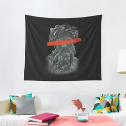 Tapestries Zeus Statue Greek Sculpture T-Shirt Tapestry Funny Wall Hanging Room Decor Aesthetic Decoration