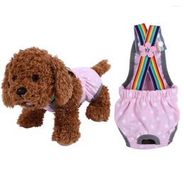 Dog Apparel Dots Print Female Shorts Puppy Physiological Pants Diaper Pet Underwear Briefs For Small Medium Girl Dogs