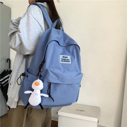 Backpack 2024 Casual Female Kawaii Women Nylon Waterproof School Bags For Teenager Girls Mochilas Rucksacks