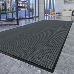 Carpets Anti-Slip Front Door Mat Commercial Floor Mats Custom Add Your Logo For Mall Office El Outside Inside Entryway Washable Rug