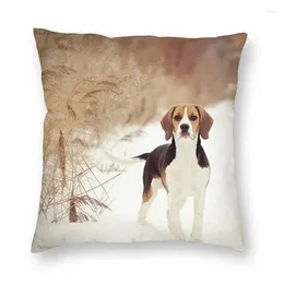 Pillow The Cutest Beagle Dog Cover Two Side Print Vintage Style Throw Case For Living Room Cool Pillowcase Home Decor