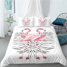 Bedding Sets 3D Duvet Cover Bag Pillow Shams 173 230 265 180 210 Animal Crus Japonensis Bes Linens