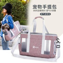 Cat Carriers Pet Portable Breathable Foldable Bag Dog Carrier Bags Outgoing Travel Pets Handbag Fashion Supplies