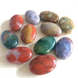 Decorative Figurines High Quality Natural Stone Agate Crystal Palm Home Decoration Meditate And Chakra Healing Crystals