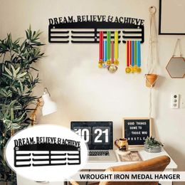 Decorative Plates Medal Display Hanger Heavy Duty Commemorative Stand With Inspirational Words Home Wall Decoration Celebrity