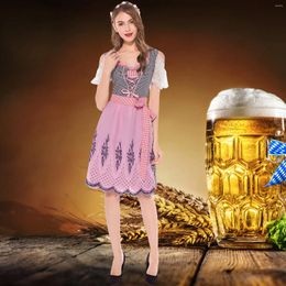 Casual Dresses Bavarian Beer Girl Dirndl Dress Women German Traditional Oktoberfest Costumes Cosplay Carnival Halloween Party Vestidos
