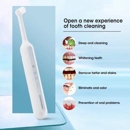 Oral Clean Electric Toothbrush Rotation Teeth Adult Waterproof High Frequency Vibration Brush For Whitening 240511