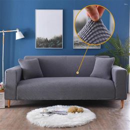 Chair Covers Elastic Sofa Slipcover 1/2/3/4 Seat Cover Solid Fabric Couch For Living Room Sectional Corner Settee Armchair