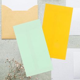 Gift Wrap 50 Pcs Kraft Envelope Cash Saving Envelopes Holder System Paper Party Favor Bags Number