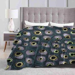 Blankets Eldritch Eyes Pattern Top Quality Comfortable Bed Sofa Soft Blanket Lovecraft Horror Videogames Scaly
