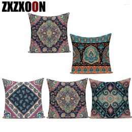 Pillow Boho Mandala Geometric Decorative Polyester Sofa Home Seat Covers For Living Room Decoration Pillowcase