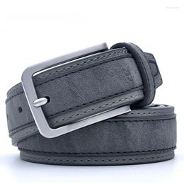 Belts Men Leather Belt For Jeans Luxury Strap Western Designer Male Waist Trouser Fashion Classic Vintage Pin Buckle