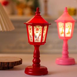 Night Lights Christmas LED Vintage Portable Wind Light Ornaments Party Supplies Home Decoration Xmas Gifts Year